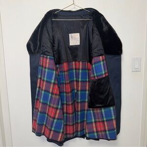 Vintage London Fog Coat with Plaid Lining 85%wool 10%silk, Gorgeous condition!